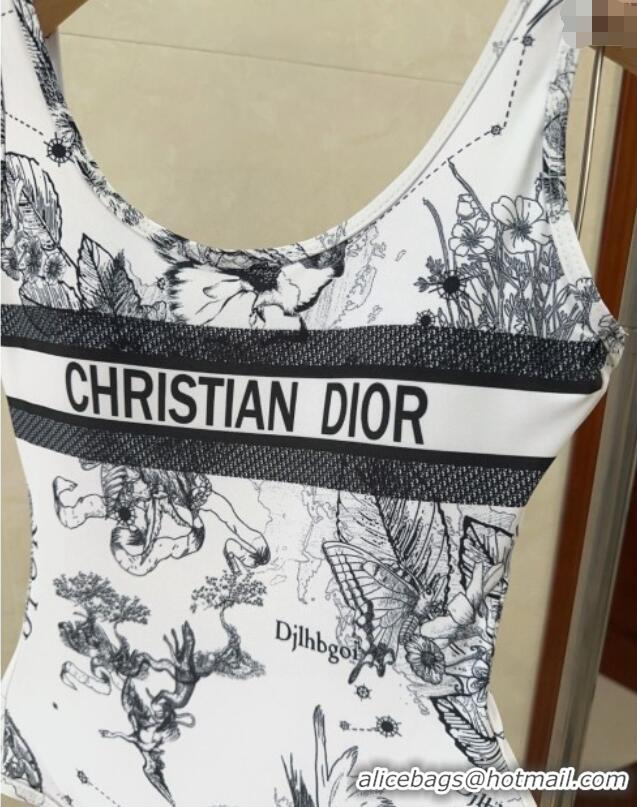 Grade Discount Dior One-Piece Swimwear 0313 White 2025