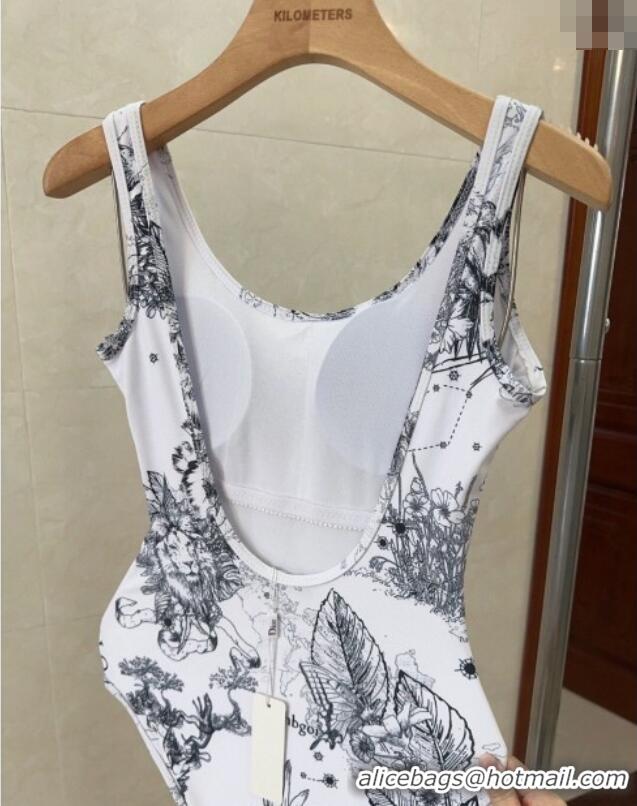 Grade Discount Dior One-Piece Swimwear 0313 White 2025