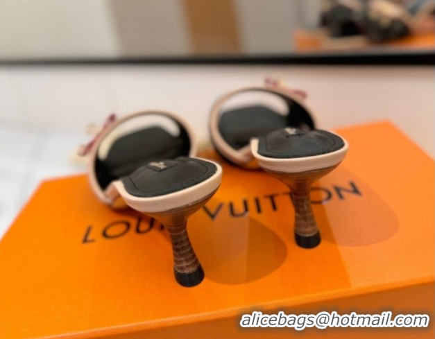 Purchase Louis Vuitton Heel Slides Sandal 5cm in Monogram Denim Black 0422022