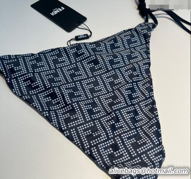 Best Price Fendi Dotted Logo Two-Pieces Swimwear 3019 Black 2025