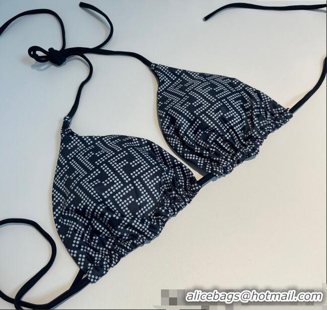 Best Price Fendi Dotted Logo Two-Pieces Swimwear 3019 Black 2025