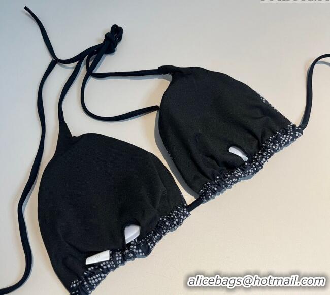 Best Price Fendi Dotted Logo Two-Pieces Swimwear 3019 Black 2025