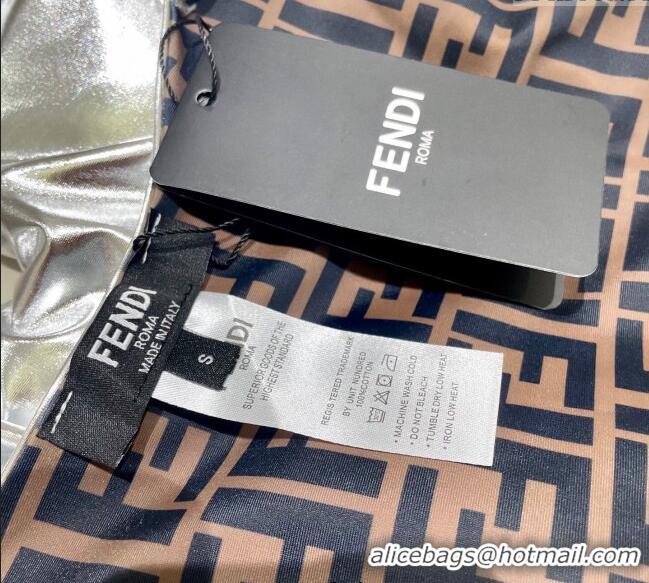 ​Top Design Fendi Reversible One-Piece Swimwear 3119 Silver/Brown 2025