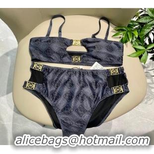 ​Reasonable Price Loewe Logo Print Two-Pieces Swimwear 0312 Grey 2025