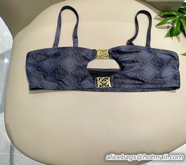 ​Reasonable Price Loewe Logo Print Two-Pieces Swimwear 0312 Grey 2025
