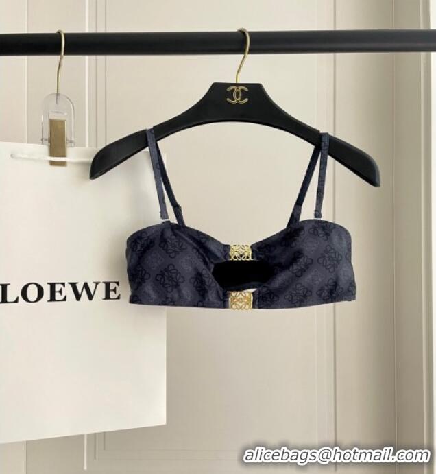 ​Reasonable Price Loewe Logo Print Two-Pieces Swimwear 0312 Grey 2025