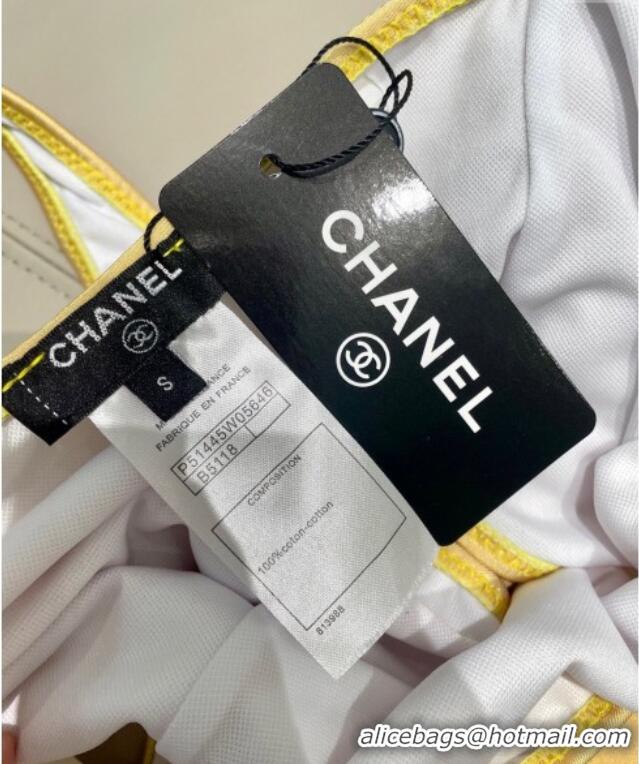 ​Discount Chanel CC Allover One-Piece Swimwear 0313 Grey 2025