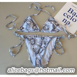 Best Product Dior Soleil Two-Pieces Swimwear 3045 White/Black 2025