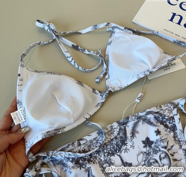 Best Product Dior Soleil Two-Pieces Swimwear 3045 White/Black 2025