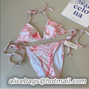 ​Top Grade Dior Soleil Two-Pieces Swimwear 3045 White/Pink 2025
