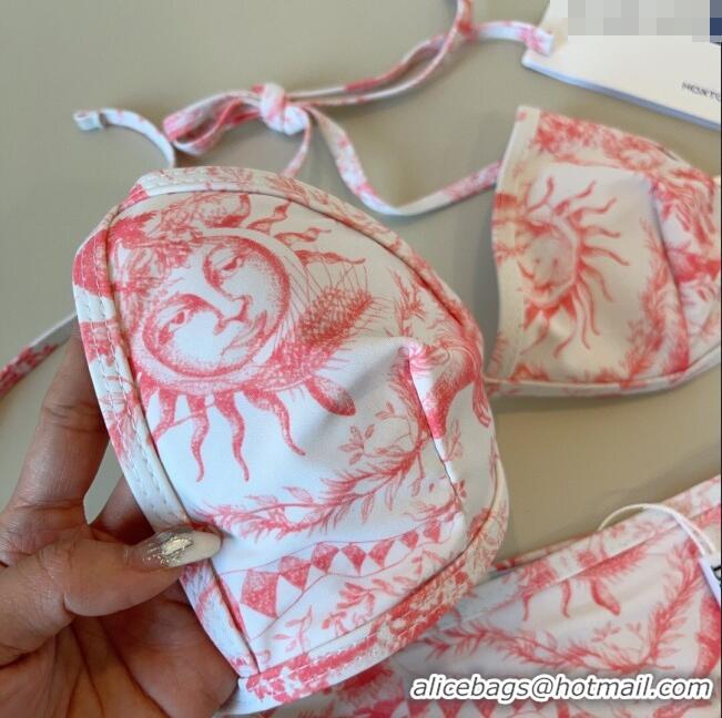 ​Top Grade Dior Soleil Two-Pieces Swimwear 3045 White/Pink 2025
