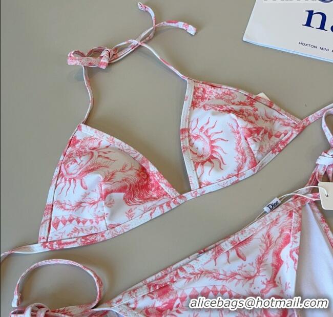 ​Top Grade Dior Soleil Two-Pieces Swimwear 3045 White/Pink 2025