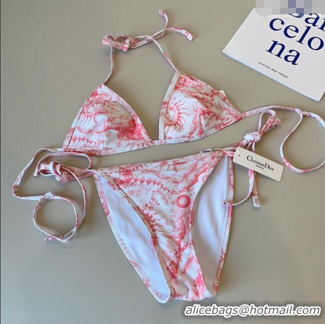 ​Top Grade Dior Soleil Two-Pieces Swimwear 3045 White/Pink 2025
