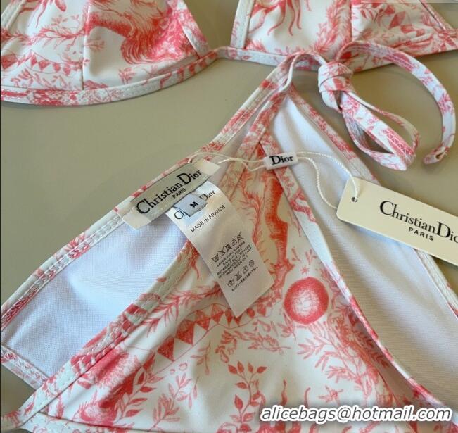 ​Top Grade Dior Soleil Two-Pieces Swimwear 3045 White/Pink 2025