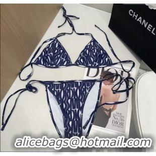 Luxury Discount Dior Miss Dior Two-Pieces Swimwear 3049 Blue 2025