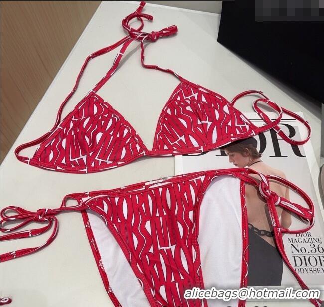 Top Quality Dior Miss Dior Two-Pieces Swimwear 3049 Red 2025