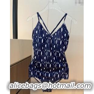 ​Super Quality Dior Miss Dior One-Piece Swimwear 3053 Blue 2025
