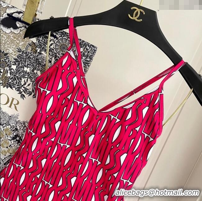 ​Luxury Cheap Dior Miss Dior One-Piece Swimwear 3054 Red 2025