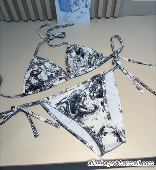 Well Crafted Dior Two-Pieces Swimwear and Skirt Set 3060 White 2025