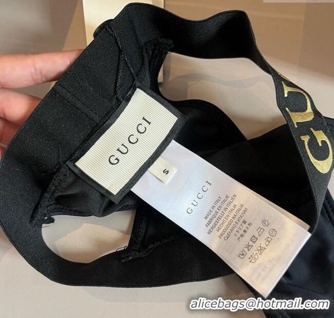 ​Grade Design Gucci Two-Pieces Swimwear with Logo Wb 0313 Black 2025