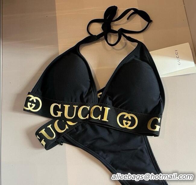 ​Grade Design Gucci Two-Pieces Swimwear with Logo Wb 0313 Black 2025