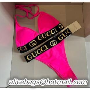​Well Crafted Gucci Two-Pieces Swimwear with Logo Wb 0313 Dark Pink 2025