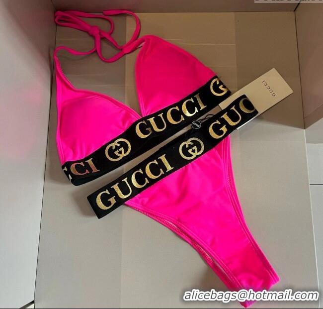 ​Well Crafted Gucci Two-Pieces Swimwear with Logo Wb 0313 Dark Pink 2025