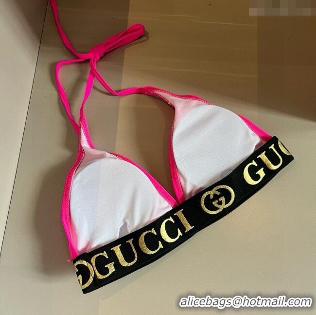 ​Well Crafted Gucci Two-Pieces Swimwear with Logo Wb 0313 Dark Pink 2025