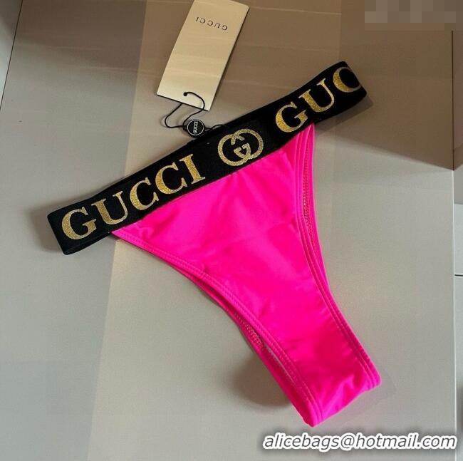 ​Well Crafted Gucci Two-Pieces Swimwear with Logo Wb 0313 Dark Pink 2025