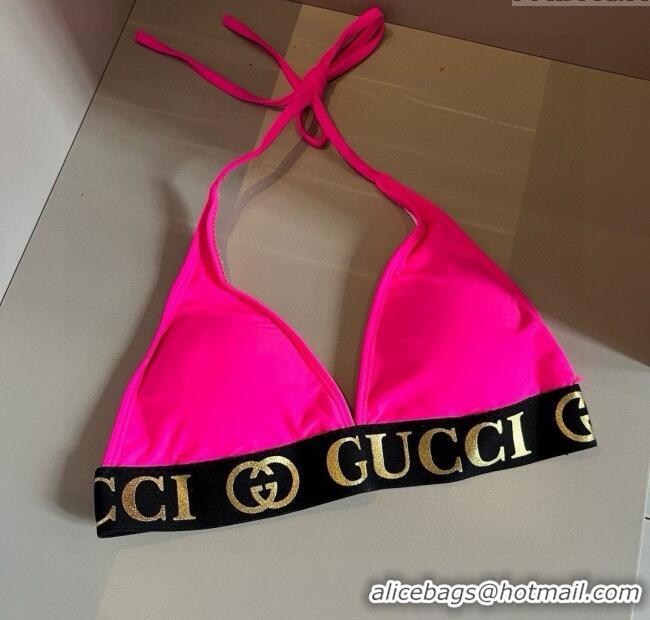 ​Well Crafted Gucci Two-Pieces Swimwear with Logo Wb 0313 Dark Pink 2025