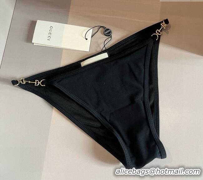 Low Price Gucci Two-Pieces Swimwear with Horsebit 0313 Black 2025