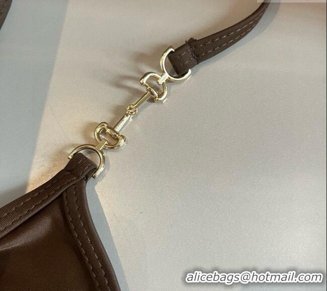 ​Low Cost Gucci Two-Pieces Swimwear with Horsebit 0313 Brown 2025