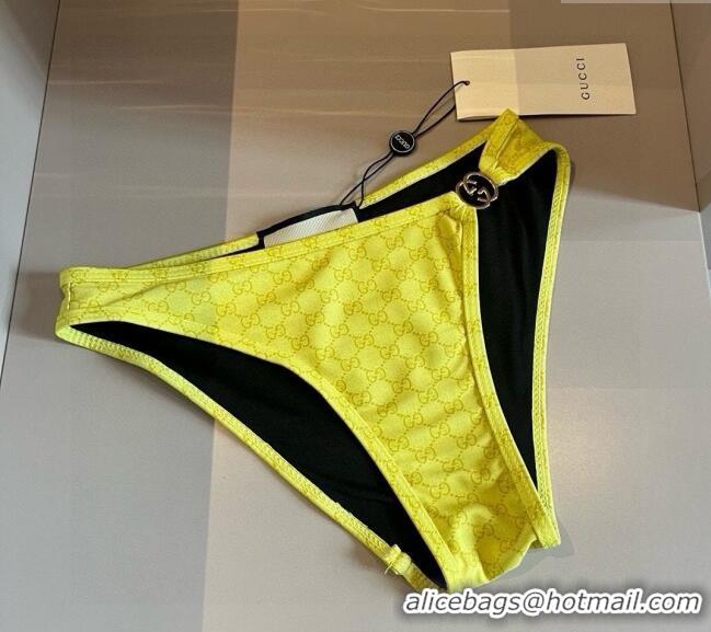 ​Good Looking Gucci Two-Pieces Swimwear with Interlocking G 0313 Yellow 2025