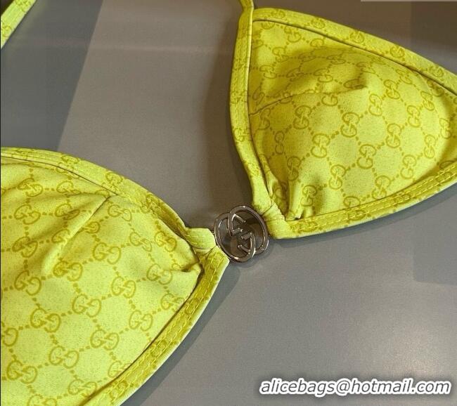 ​Good Looking Gucci Two-Pieces Swimwear with Interlocking G 0313 Yellow 2025
