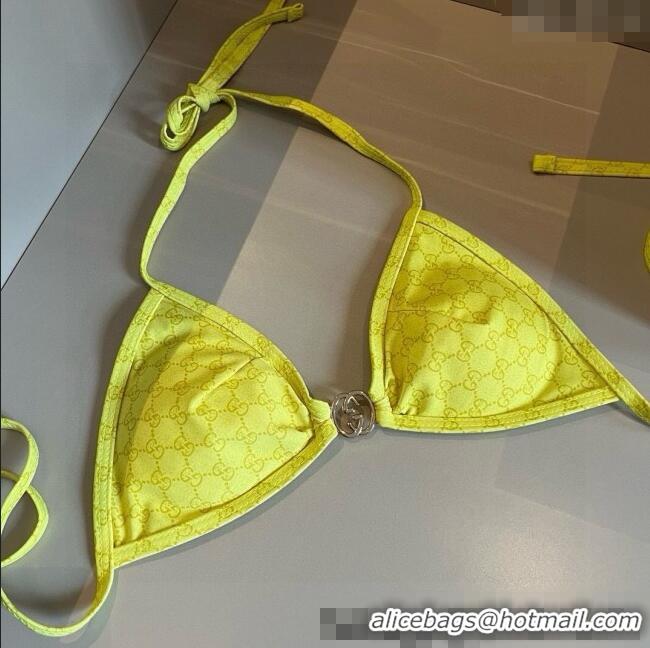 ​Good Looking Gucci Two-Pieces Swimwear with Interlocking G 0313 Yellow 2025
