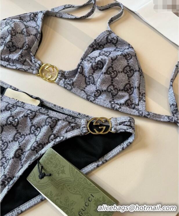 ​Top Grade Gucci Two-Pieces Swimwear 0312 Grey 2025