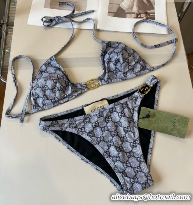 ​Top Grade Gucci Two-Pieces Swimwear 0312 Grey 2025