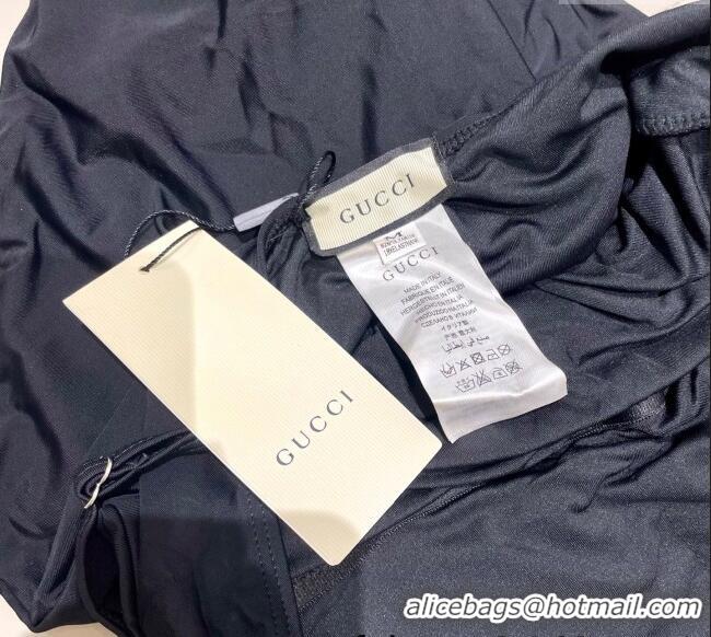 ​Buy Fashionable Gucci One-Piece Swimwear with Web Logo 0313 Black/Gold 2025