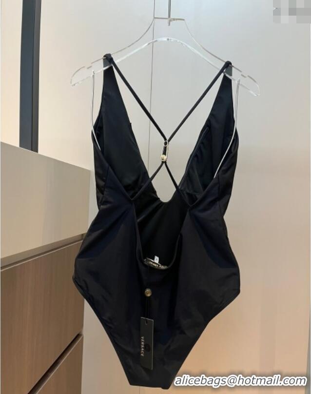 ​Traditional Specials Versace One-Piece Swimwear with Pin 0313 Black 2025