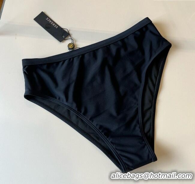 ​Luxury Cheap Versace Two-Pieces Swimwear with Bow 0313 Black 2025