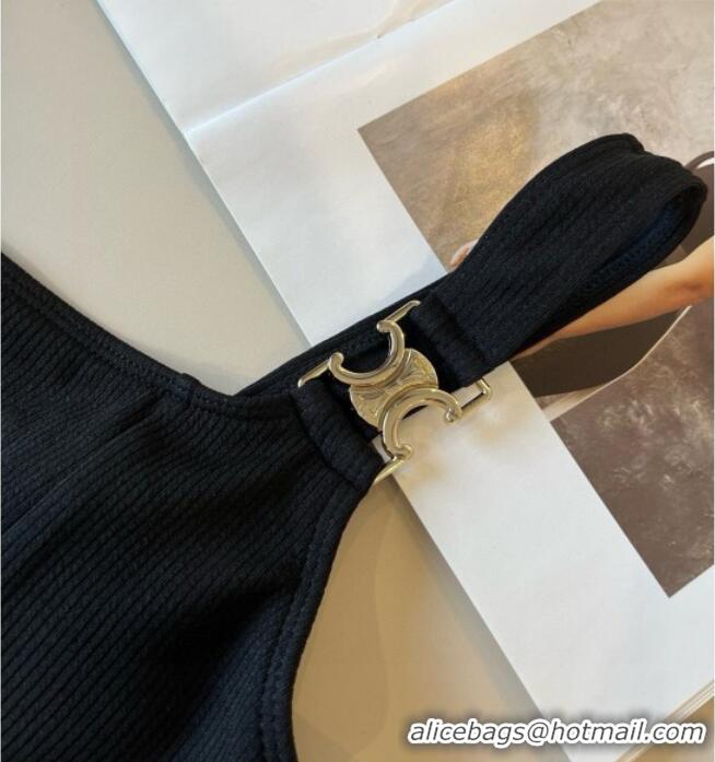 ​Best Product Celine Cotton Two-Pieces Swimwear 0313 Black 2025