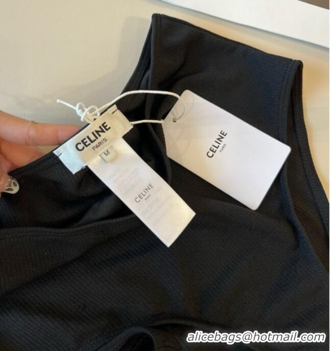 ​Best Product Celine Cotton Two-Pieces Swimwear 0313 Black 2025