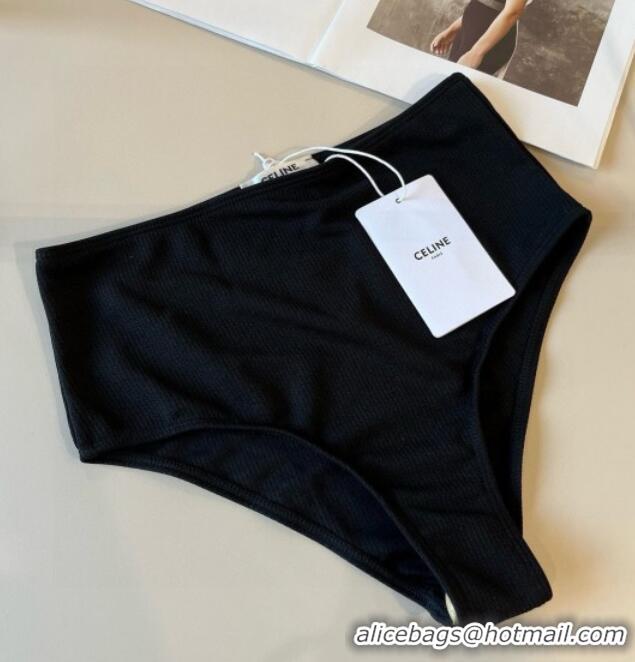 ​Best Product Celine Cotton Two-Pieces Swimwear 0313 Black 2025