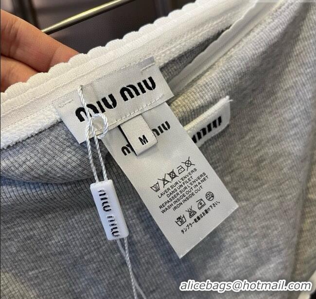Low Cost Miu Miu Knit Two-Pieces Swimwear 0313 Grey 2025