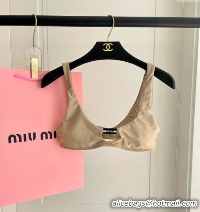 ​Shop Inexpensive Miu Miu Two-Pieces Swimwear 0313 Beige 2025