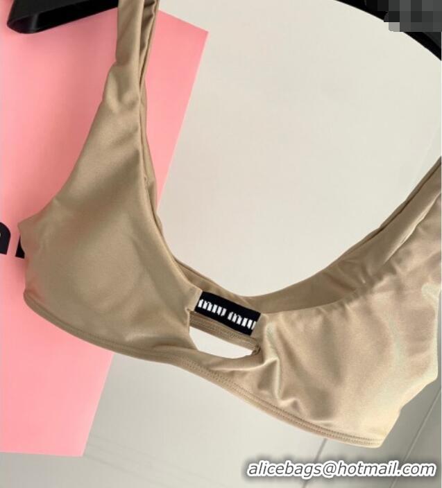 ​Shop Inexpensive Miu Miu Two-Pieces Swimwear 0313 Beige 2025