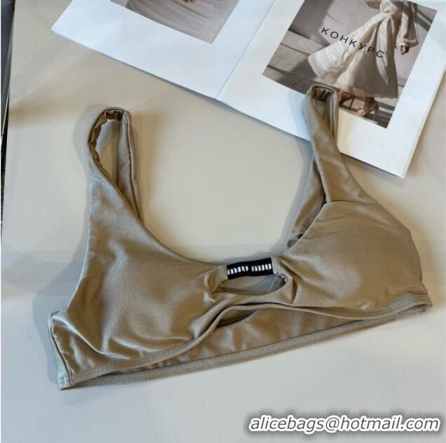 ​Well Crafted Miu Miu Two-Pieces Swimwear 0313 Grey 2025