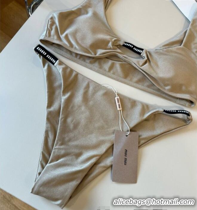 ​Well Crafted Miu Miu Two-Pieces Swimwear 0313 Grey 2025