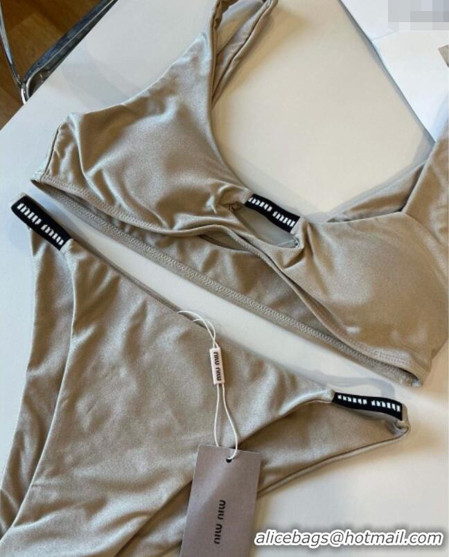 ​Well Crafted Miu Miu Two-Pieces Swimwear 0313 Grey 2025