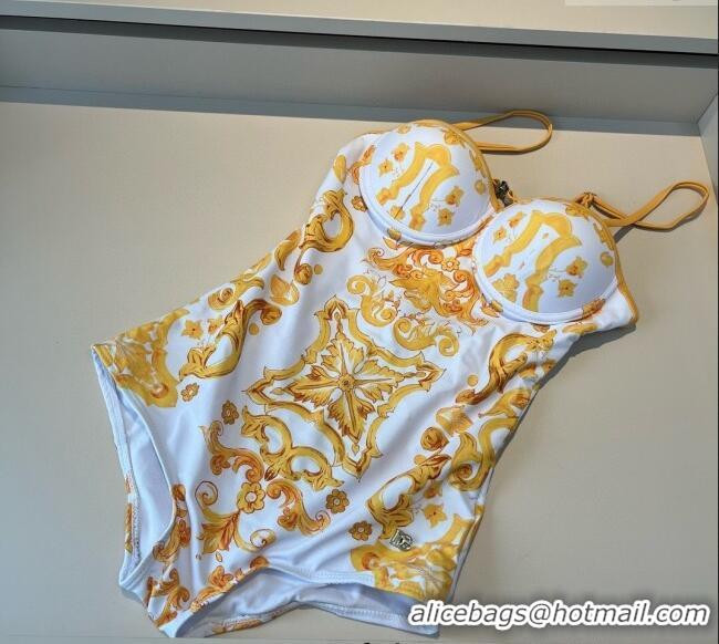 Trendy Design Dolce & Gabbana One-Piece Swimwear 0313 Yellow 2025